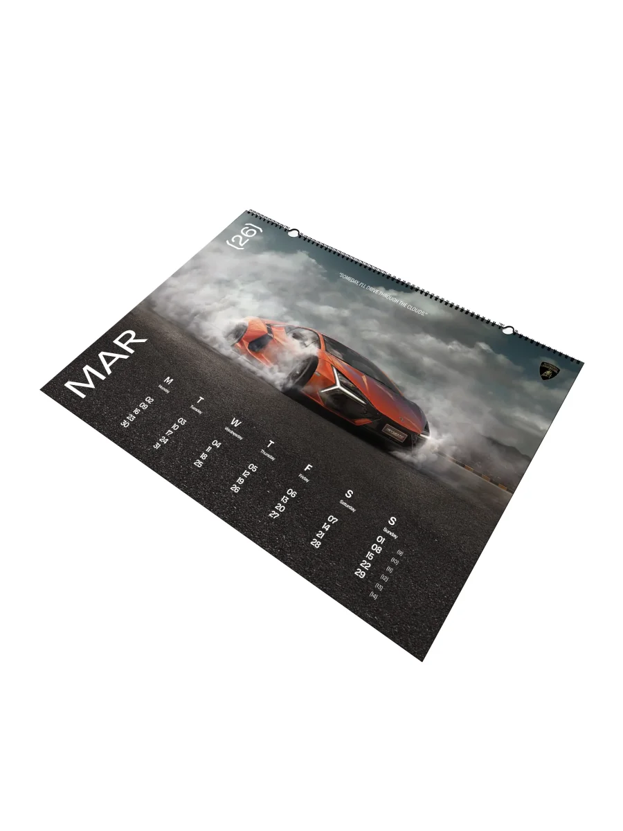 "Chasing Dreams" 2026 wall calendar - immagine 3